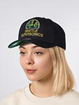 Бейсболка MITCHELL NESS арт. HP9577-SSUBLCK Seattle Supersonics NBA (black)